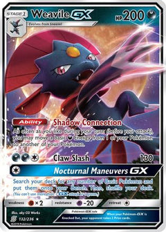 Weavile GX (132/236) [Sun & Moon: Unified Minds]-1