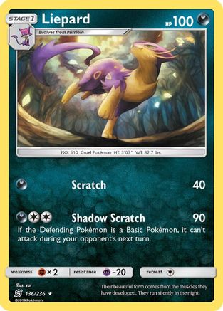 Liepard (136/236) [Sun & Moon: Unified Minds]-1