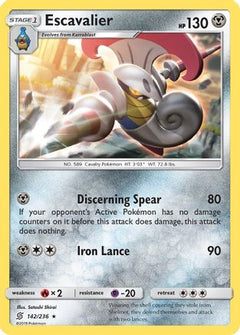 Escavalier (142/236) [Sun & Moon: Unified Minds]-1