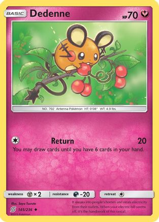 Dedenne (145/236) [Sun & Moon: Unified Minds]-1