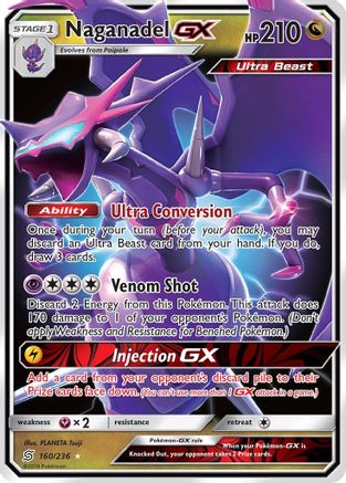 Naganadel GX (160/236) [Sun & Moon: Unified Minds]-1