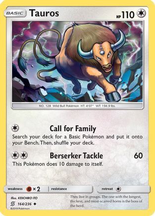 Tauros (164/236) [Sun & Moon: Unified Minds]-1