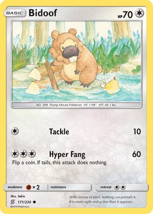 Bidoof (171/236) [Sun & Moon: Unified Minds]-1