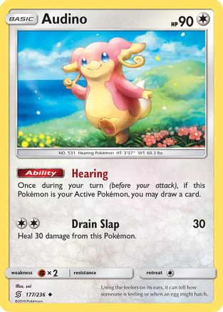 Audino (177/236) [Sun & Moon: Unified Minds]-1