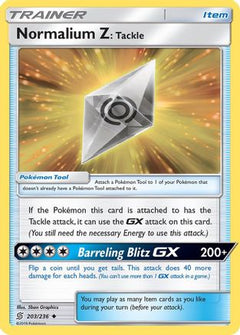 Normalium Z: Tackle (203/236) [Sun & Moon: Unified Minds]-1