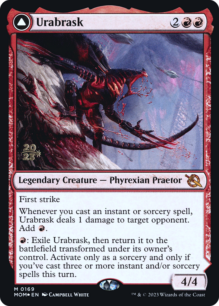 Urabrask (PRE-169) - March of the Machine Promos Foil-3