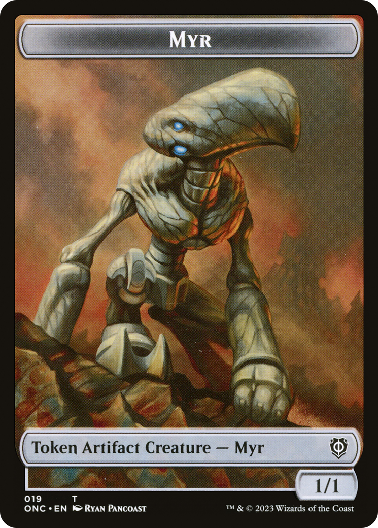 Myr (TONC-019) - Phyrexia: All Will Be One Commander Tokens-1
