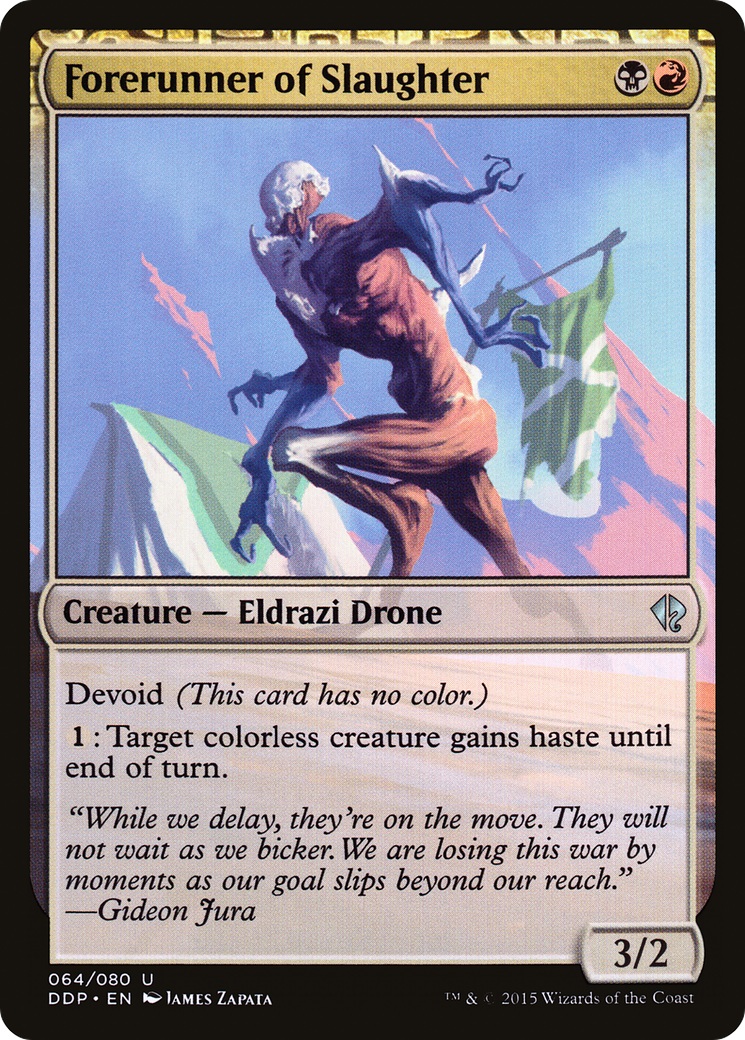 Forerunner of Slaughter [Duel Decks: Zendikar vs. Eldrazi]-1