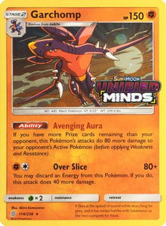 Garchomp (114/236) (Cosmos Holo) [Sun & Moon: Unified Minds]-1