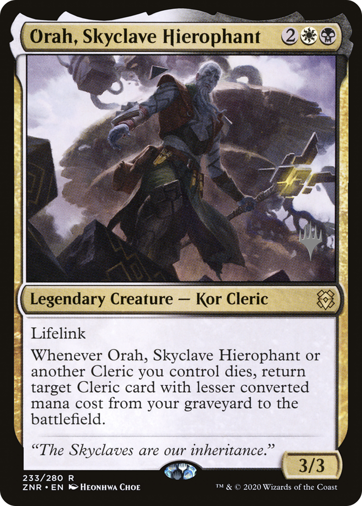 Orah, Skyclave Hierophant (Promo Pack) [Zendikar Rising Promos]-1