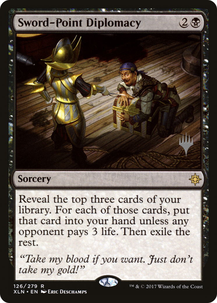Sword-Point Diplomacy (Promo Pack) [Ixalan Promos]-1