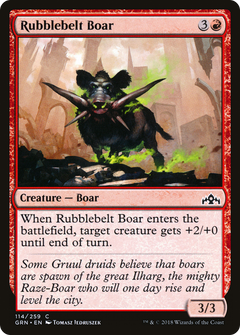 Rubblebelt Boar [Guilds of Ravnica]-1