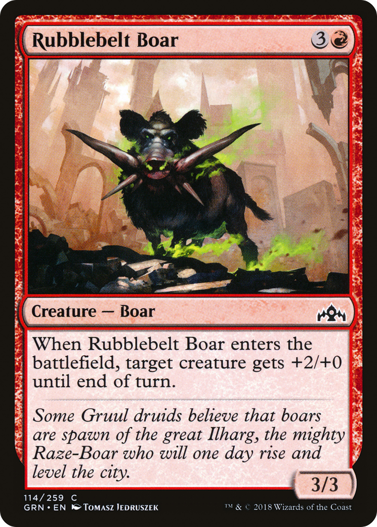 Rubblebelt Boar [Guilds of Ravnica]-1