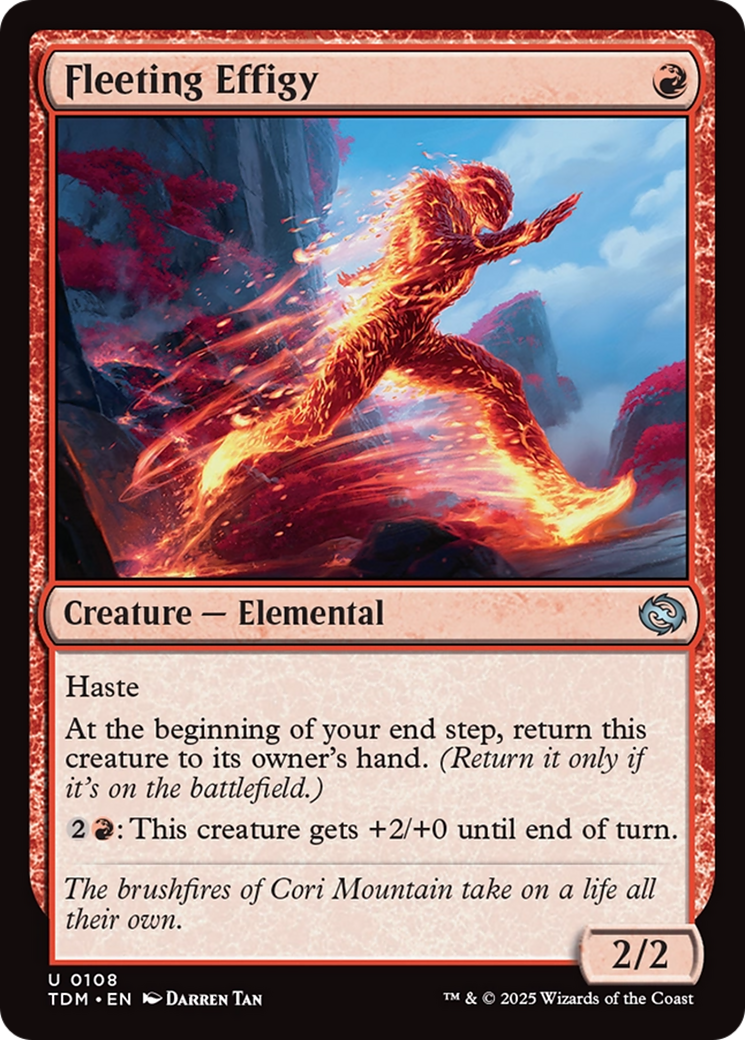 Fleeting Effigy [Tarkir: Dragonstorm]-1