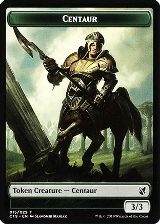 Centaur // Egg Double-Sided Token (C19-15 // 16) - Commander 2019-1