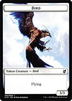 Bird (002) // Sculpture Double-Sided Token (C19-2 // 24) - Commander 2019-1