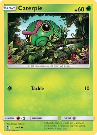 Caterpie (1/68) [Sun & Moon: Hidden Fates]-1