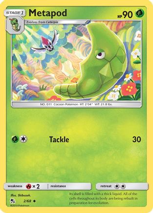 Metapod (2/68) [Sun & Moon: Hidden Fates]-1
