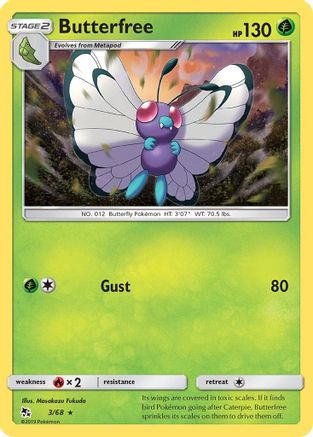 Butterfree (3/68) [Sun & Moon: Hidden Fates]-1