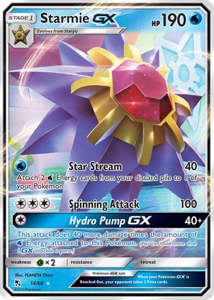 Starmie GX (14/68) [Sun & Moon: Hidden Fates]-1