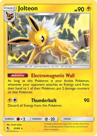 Jolteon (23/68) [Sun & Moon: Hidden Fates]-1