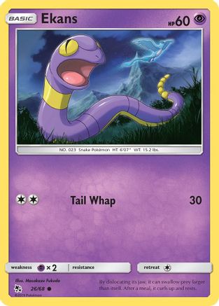Ekans (26/68) [Sun & Moon: Hidden Fates]-1