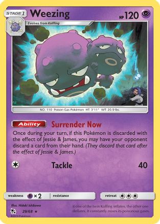 Weezing (29/68) [Sun & Moon: Hidden Fates]-1