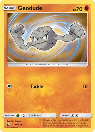 Geodude (33/68) [Sun & Moon: Hidden Fates]-1