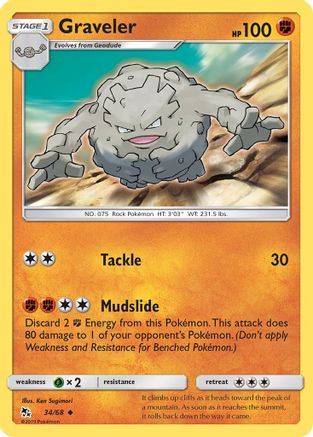 Graveler (34/68) [Sun & Moon: Hidden Fates]-1