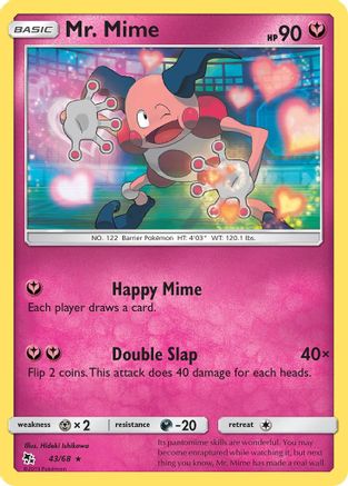 Mr. Mime (43/68) [Sun & Moon: Hidden Fates]-1
