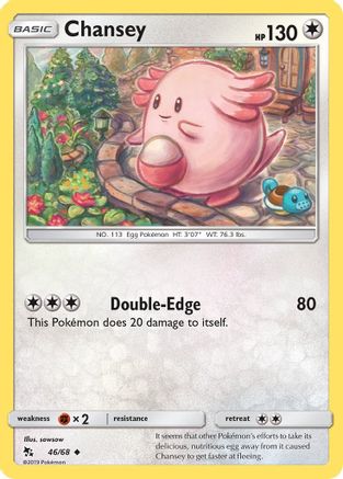 Chansey (46/68) [Sun & Moon: Hidden Fates]-1