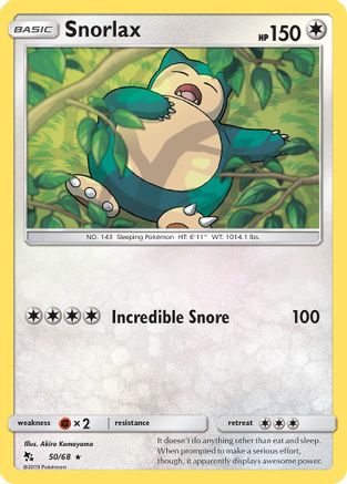 Snorlax (50/68) [Sun & Moon: Hidden Fates]-1