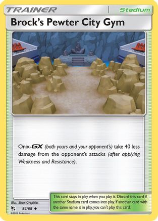 Brock's Pewter City Gym (54/68) [Sun & Moon: Hidden Fates]-1