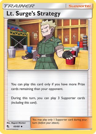 Lt. Surge's Strategy (60/68) [Sun & Moon: Hidden Fates]-1