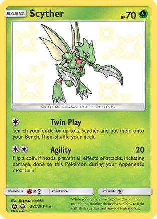 Scyther (SV1/SV94) [Sun & Moon: Hidden Fates - Shiny Vault]-1