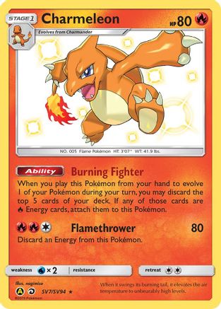Charmeleon (SV7/SV94) [Sun & Moon: Hidden Fates - Shiny Vault]-1