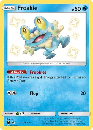 Froakie (SV11/SV94) [Sun & Moon: Hidden Fates - Shiny Vault]-1