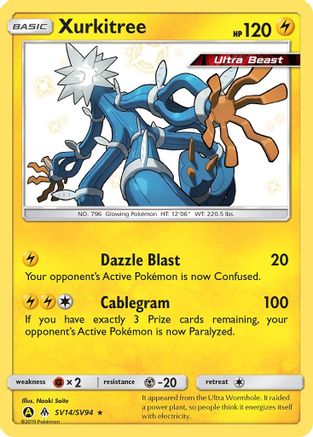 Xurkitree (SV14/SV94) [Sun & Moon: Hidden Fates - Shiny Vault]-1