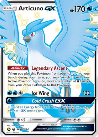 Articuno GX (SV54/SV94) [Sun & Moon: Hidden Fates - Shiny Vault]-1