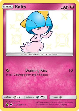Ralts (SV34/SV94) [Sun & Moon: Hidden Fates - Shiny Vault]-1