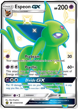 Espeon GX (SV60/SV94) [Sun & Moon: Hidden Fates - Shiny Vault]-1