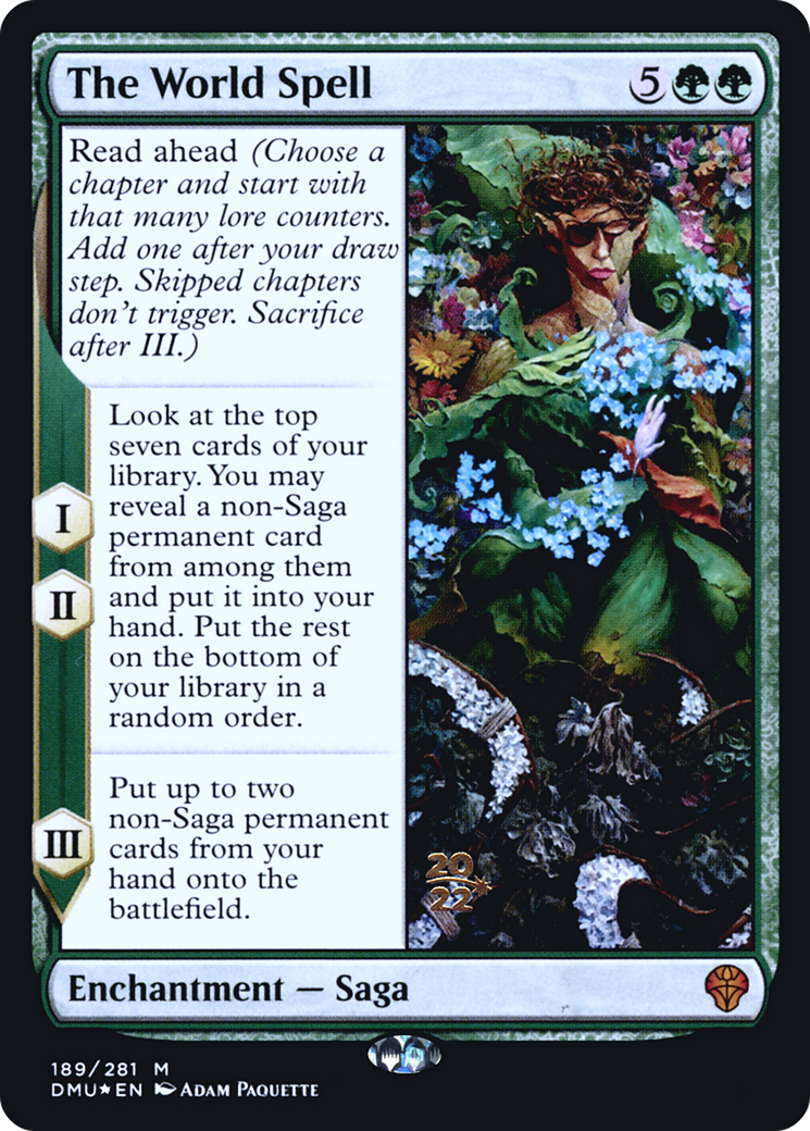 The World Spell [Dominaria United Prerelease Promos]-1
