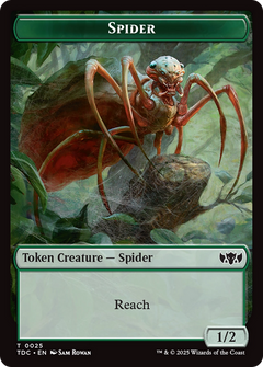 Spider // Bird Double-Sided Token [Tarkir: Dragonstorm Commander Tokens]-1