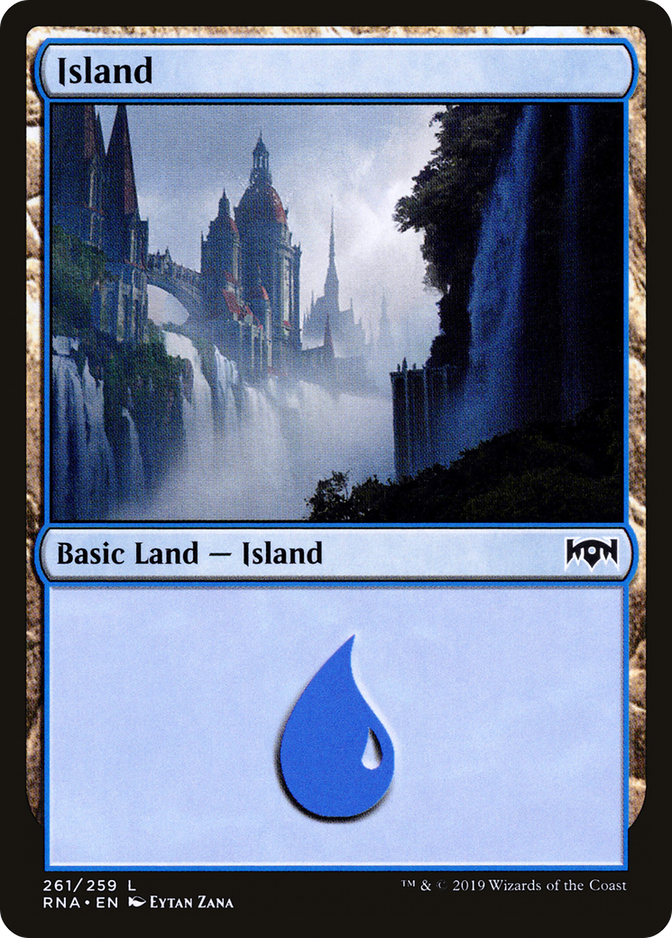 Island (261) [Ravnica Allegiance]-1