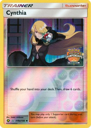 Cynthia (119a/156) (Regional Championship Promo) [Sun & Moon: Ultra Prism]-1
