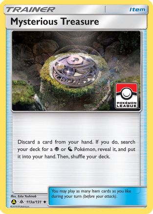 Mysterious Treasure (113a/131) (League Promo) [Sun & Moon: Forbidden Light]-1