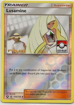 Lusamine (153a/156) (League Challenge Alt Art 1st Place) [Sun & Moon: Ultra Prism]-1