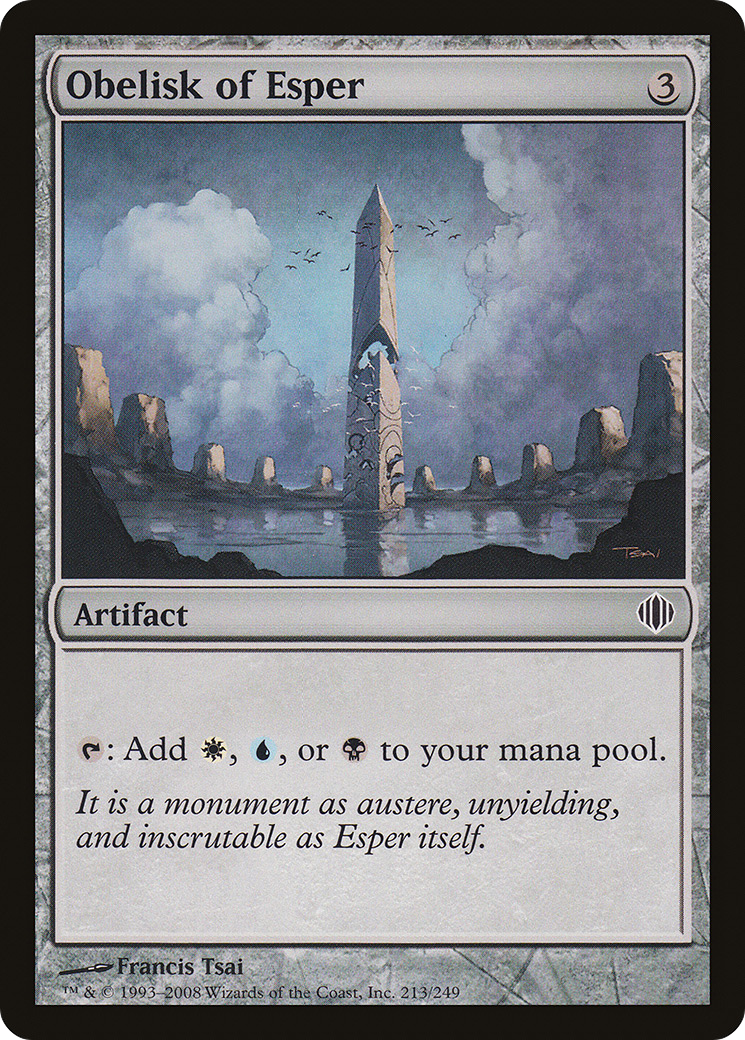 Obelisk of Esper [Shards of Alara]-1