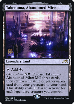 Takenuma, Abandoned Mire [Kamigawa: Neon Dynasty Prerelease Promos]-1