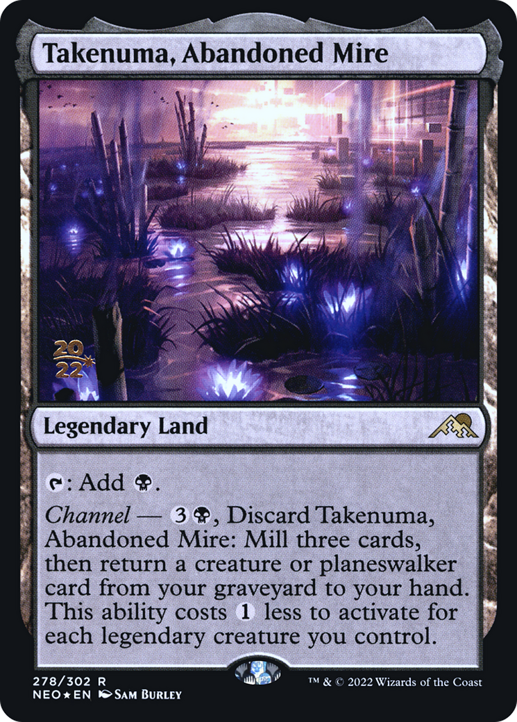 Takenuma, Abandoned Mire [Kamigawa: Neon Dynasty Prerelease Promos]-1